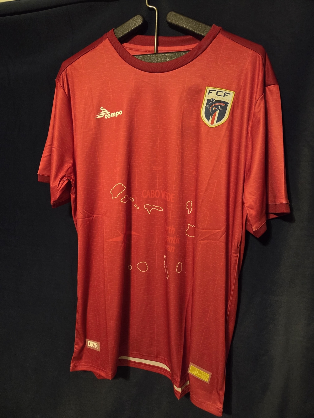 CAP VERDO Red Soccer Jersey by